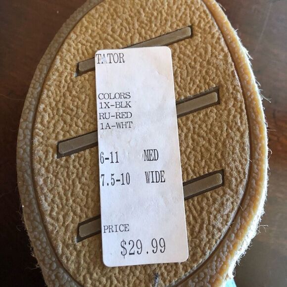 GITANO - NWT - L Sz 7.5 Lt. Blue Canvas Espadrilles. Jute-Wrapped 4” Heels CUTE - Picture 10 of 16